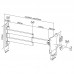 Fits LG TV model 17LS5R Silver Swivel & Tilt TV Bracket