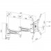Fits LG TV model 32LK330U White Swivel & Tilt TV Bracket