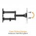 Fits LG TV model 37LG6000 Black Swivel & Tilt TV Bracket