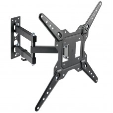 Fits LG TV model 49LB5500 Black Slim Swivel & Tilt TV Bracket