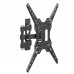 Fits LG TV model 37LG6000 Black Slim Swivel & Tilt TV Bracket