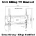 Fits LG TV model 43UJ635V  Black Tilting TV Bracket