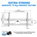 Fits LG TV model 42PM470T Black Tilting TV Bracket