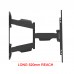 Fits LG TV model 65LM620T Black Swivel & Tilt TV Bracket