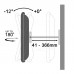 Fits LG TV model 50LN575V Silver Swivel & Tilt TV Bracket