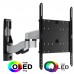 Fits LG TV model 42LV355U Silver Swivel & Tilt TV Bracket